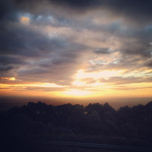 Sunset @ Mt Dandenong